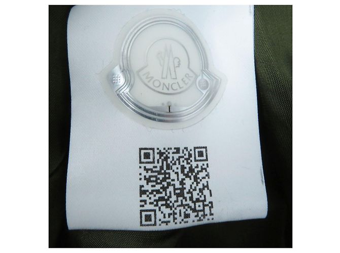 Saia de lã e nylon Moncler GONNA caqui para mulheres - vista 10