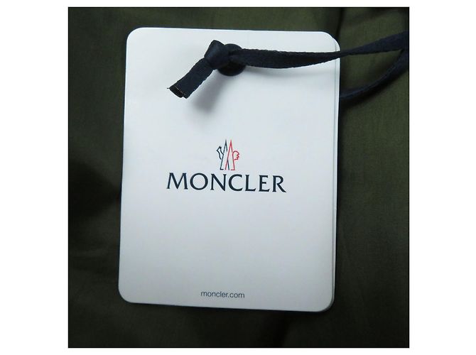 Saia de lã e nylon Moncler GONNA caqui para mulheres - vista 11