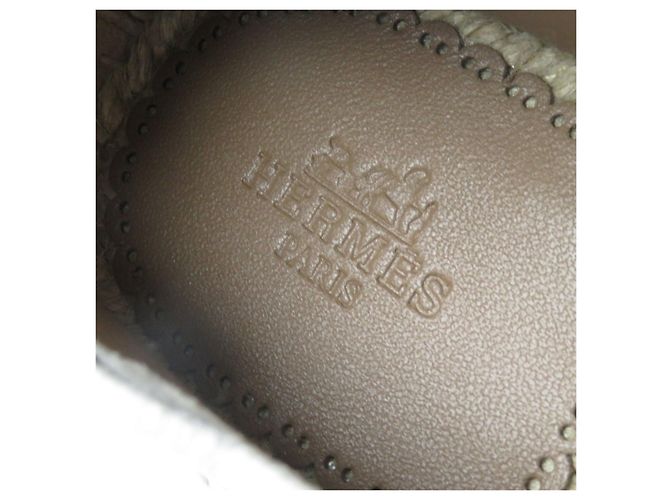 Hermès Guapa Chaine d'Ancre Espadrilles Weiß - Ansicht 10
