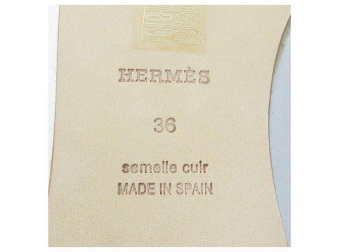 Hermès Guapa Chaine d'Ancre Espadrilles Weiß - Ansicht 12
