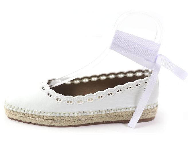 Hermès Guapa Chaine d'Ancre Espadrilles Weiß - Ansicht 5