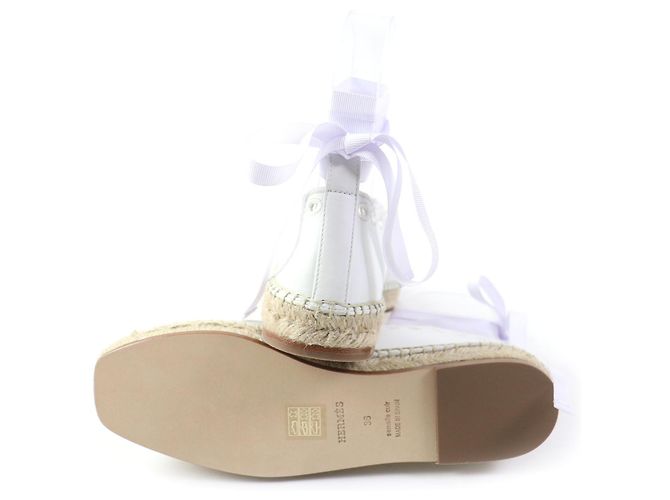 Hermès Guapa Chaine d'Ancre Espadrilles Weiß - Ansicht 7