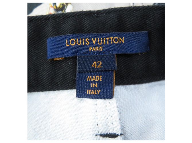 Bermudas com Estampa de Lenço Louis Vuitton Multicor - vista 7