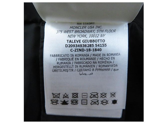 Abrigo con capucha de nylon Moncler Taleve Caqui - vista 13