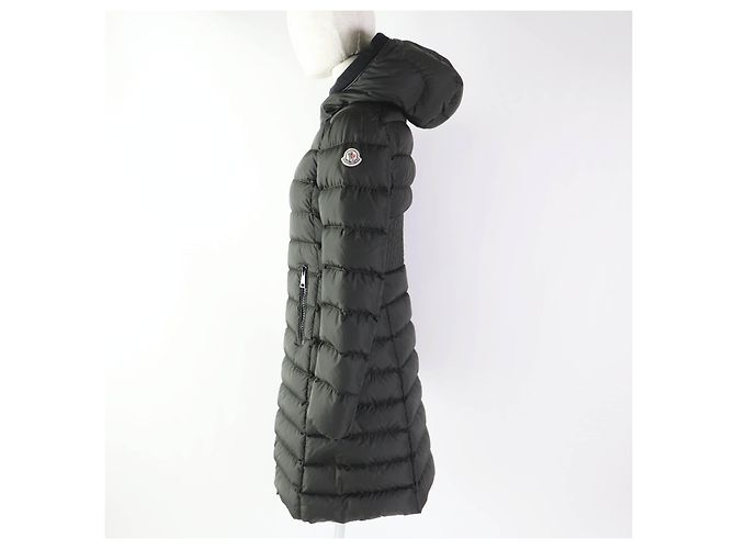 Abrigo con capucha de nylon Moncler Taleve Caqui - vista 2