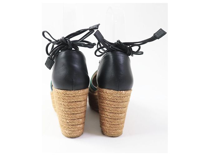 Chloé Chloe Leather Ankle Strap Espadrilles Sandals - view 3