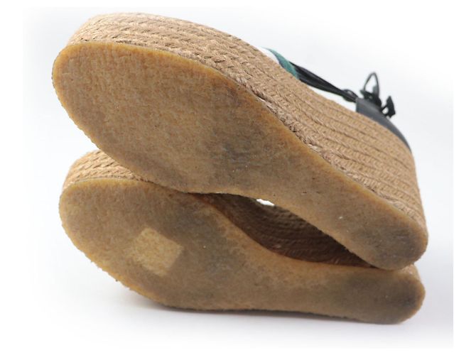 Chloé Chloe Leather Ankle Strap Espadrilles Sandals - view 5