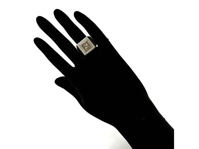 Anello sigillo da uomo FENDI FF - vista 10