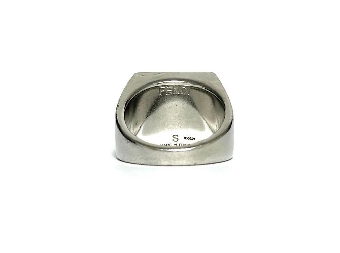 Anello sigillo da uomo FENDI FF - vista 3