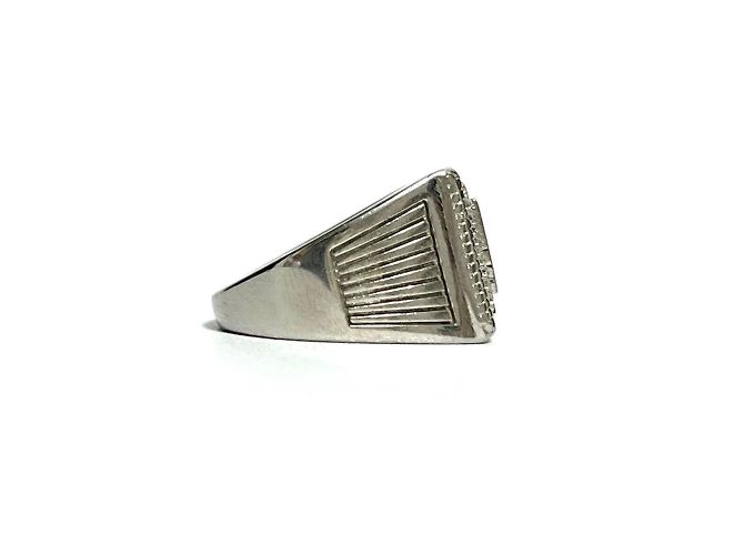 Anello sigillo da uomo FENDI FF - vista 4