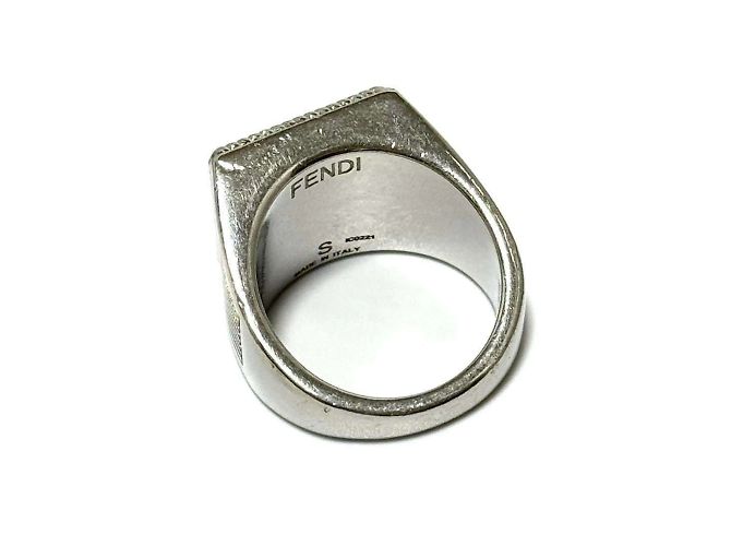Anello sigillo da uomo FENDI FF - vista 6
