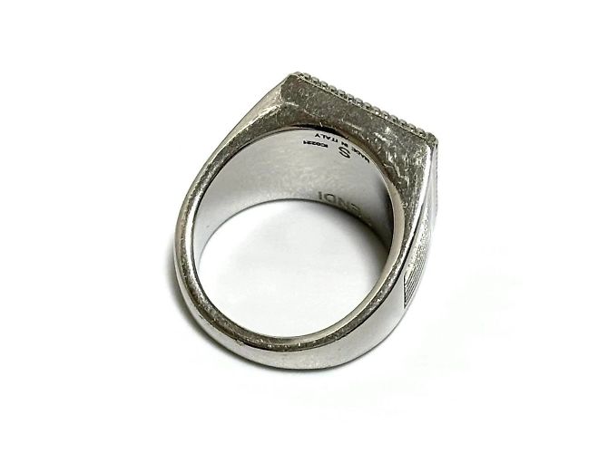 Anello sigillo da uomo FENDI FF - vista 7