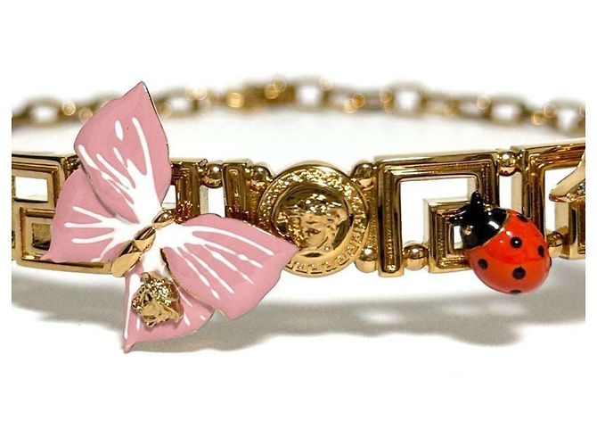 Collana Choker a Catena per Donna Versace Farfalla - vista 2