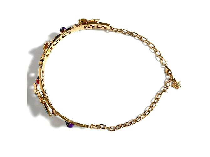 Collana Choker a Catena per Donna Versace Farfalla - vista 7