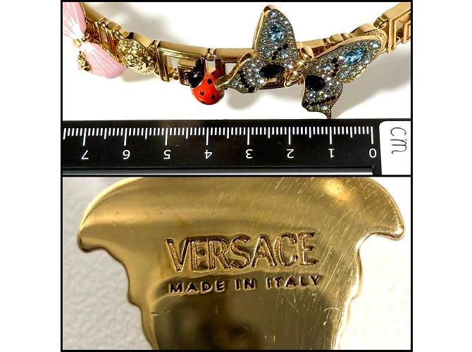 Collana Choker a Catena per Donna Versace Farfalla - vista 9