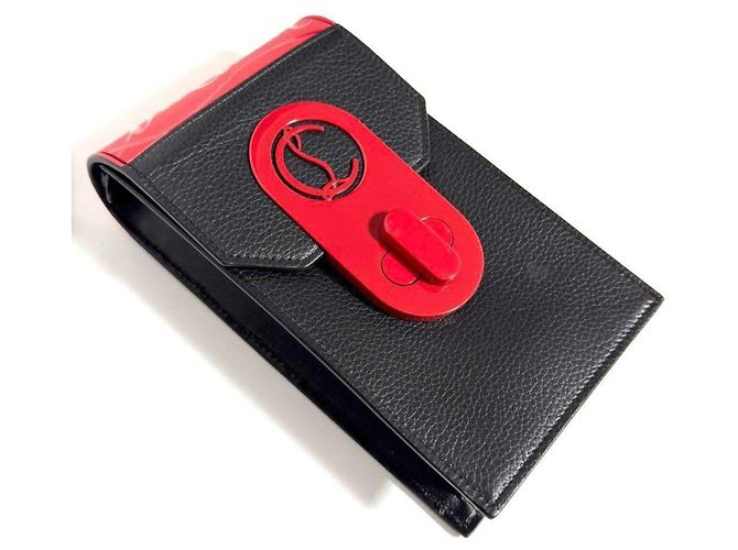 Pochette per smartphone a spalla Christian Louboutin per donne Nero - vista 2