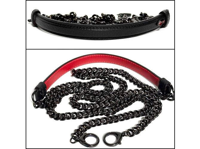 Pochette per smartphone a spalla Christian Louboutin per donne Nero - vista 6