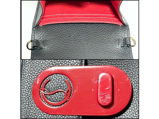 Pochette per smartphone a spalla Christian Louboutin per donne Nero - vista 7