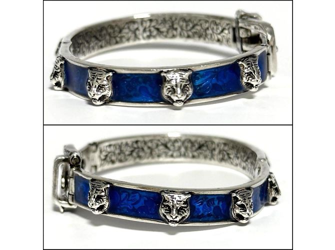Bracciale a bangle testa di tigre GUCCI - vista 2