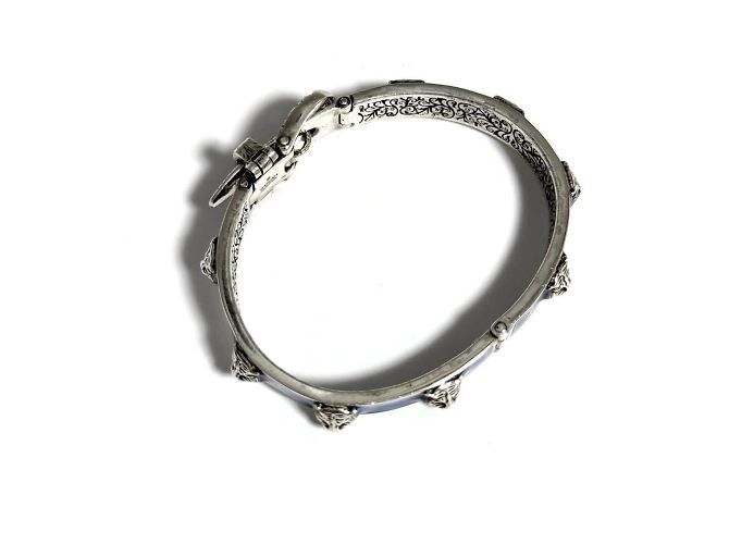 Bracciale a bangle testa di tigre GUCCI - vista 6