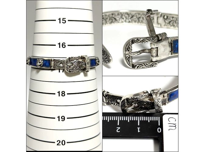 Bracciale a bangle testa di tigre GUCCI - vista 8