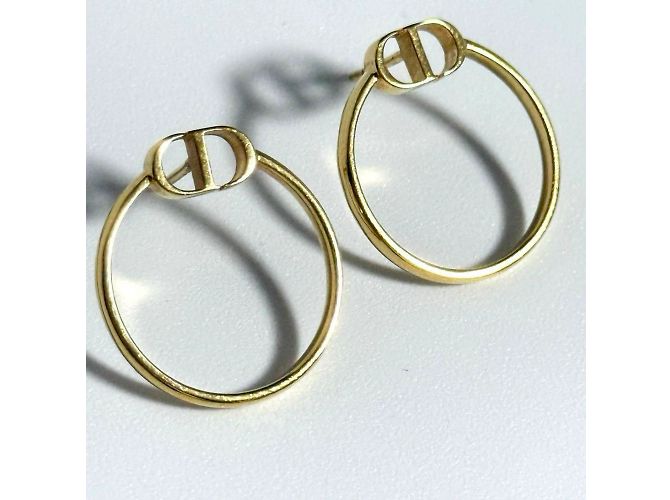 Orecchini a perno Christian Dior 30 Montaigne D'oro - vista 6