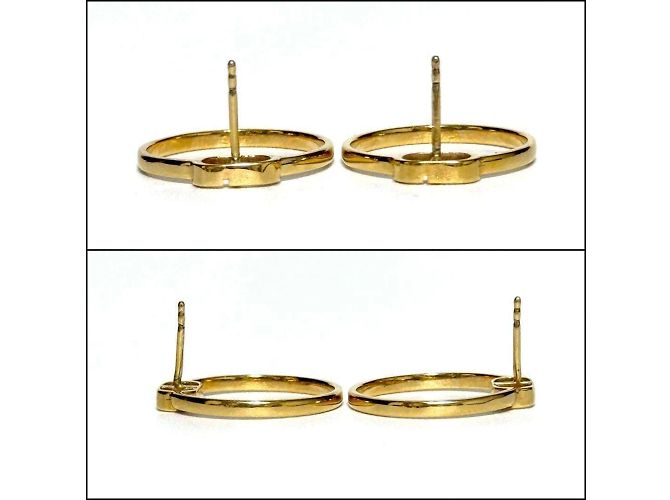Orecchini a perno Christian Dior 30 Montaigne D'oro - vista 7