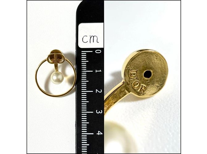 Orecchini a perno Christian Dior 30 Montaigne D'oro - vista 8