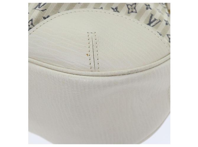 LOUIS VUITTON Monogram Mini Lin Croisette Marina GM Borsa 2way M95492 Auth 92003 Blu - vista 16