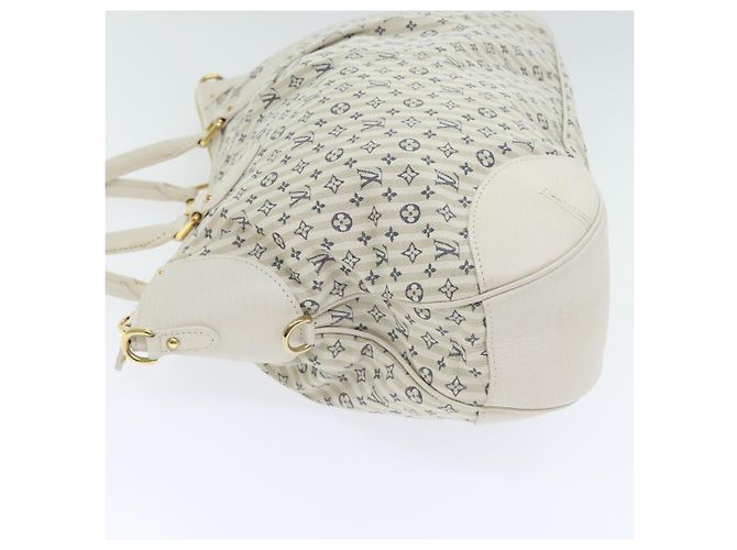 LOUIS VUITTON Monogram Mini Lin Croisette Marina GM Borsa 2way M95492 Auth 92003 Blu - vista 4