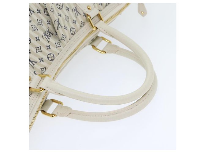 LOUIS VUITTON Monogram Mini Lin Croisette Marina GM Borsa 2way M95492 Auth 92003 Blu - vista 7