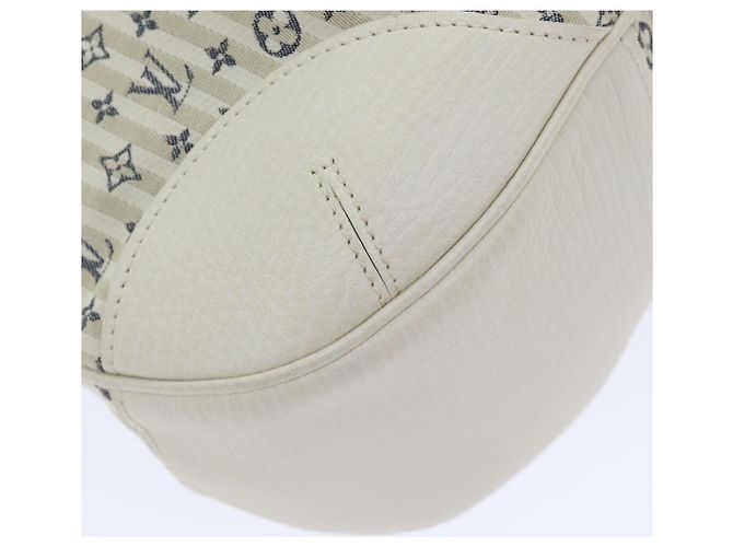 LOUIS VUITTON Monogram Mini Lin Croisette Marina GM Borsa 2way M95492 Auth 92003 Blu - vista 9