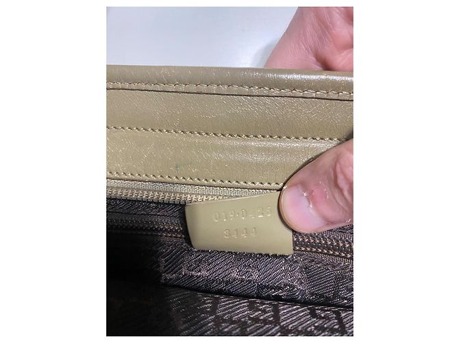 Marmont Gucci Web Griff Olive Tasche Beige - Ansicht 8