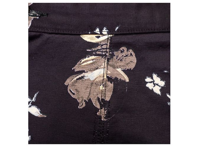 Falda estampada de flores Roberto Cavalli Negro - vista 12