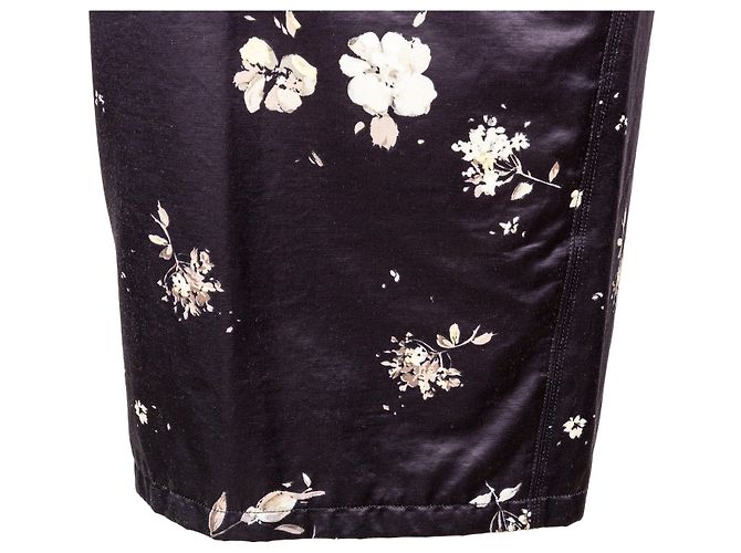 Falda estampada de flores Roberto Cavalli Negro - vista 6