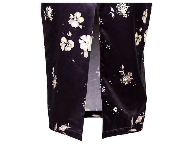 Falda estampada de flores Roberto Cavalli Negro - vista 7