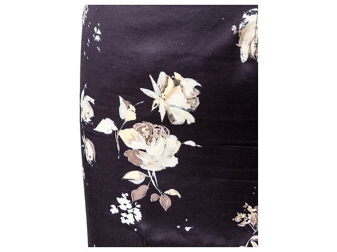 Falda estampada de flores Roberto Cavalli Negro - vista 9