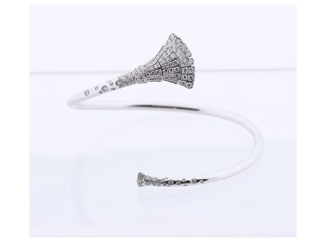 Bracciale De Grisogono Ventaglio in oro bianco 18K e diamanti D'oro - vista 2
