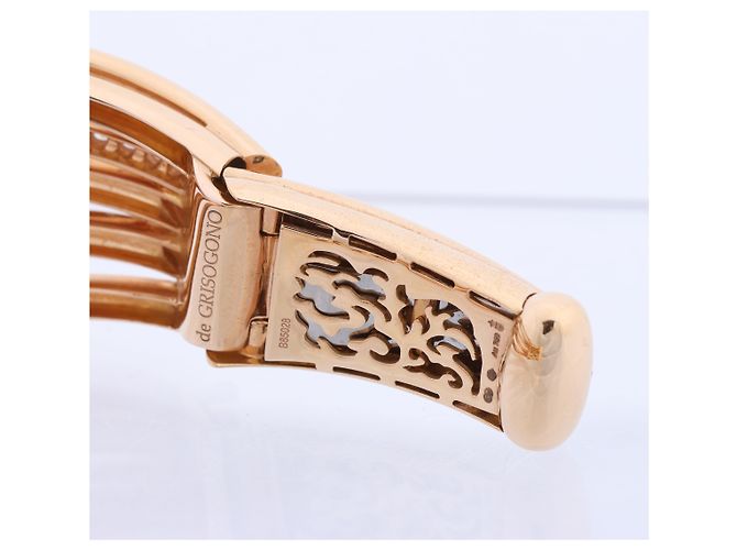 Bracciale De Grisogono Allegra in oro rosa con diamanti D'oro - vista 7