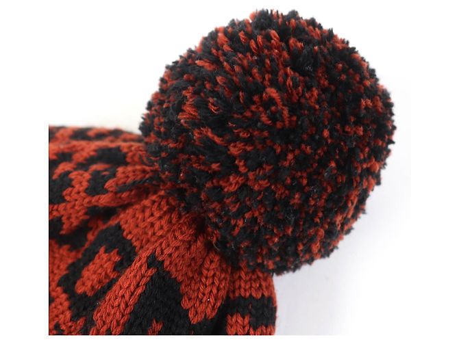 Autre Marque Cappello in maglia di lana con logo Missoni marrone e nero - vista 8