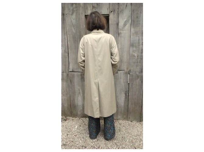 Abrigo impermeable Burberry de gabardina de algodón beige - vista 2