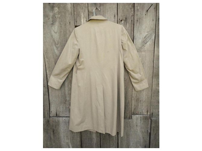 Abrigo impermeable Burberry de gabardina de algodón beige - vista 6
