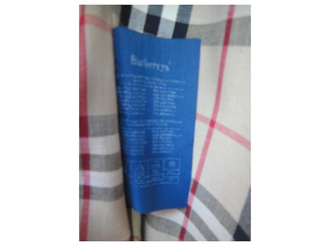Abrigo impermeable Burberry de gabardina de algodón beige - vista 7