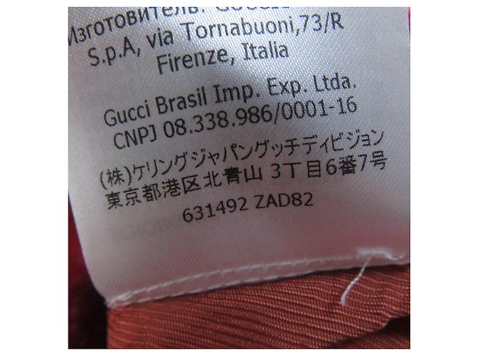 FALDA A-LINE DE LANA NYLON TWEED GUCCI ROSA 36 - vista 10