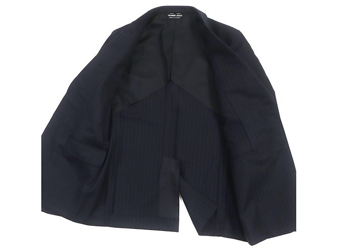 Autre Marque Chaqueta a medida a rayas COMME des GARCONS Navy S Azul marino - vista 4