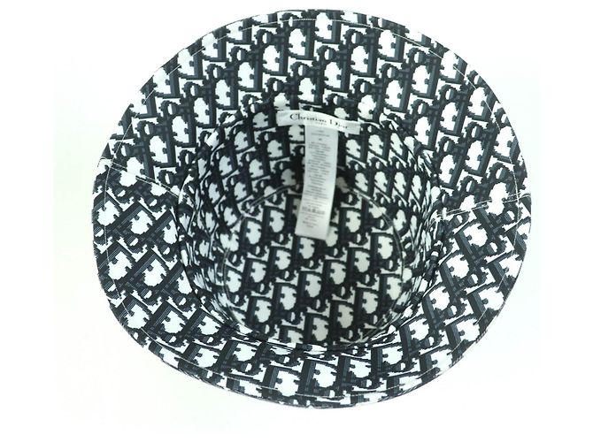 Cappello bucket Dior Oblique Blu Navy Avorio Donna - vista 6