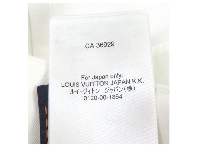 Bermuda cargo de algodão Louis Vuitton branco 46 - vista 12