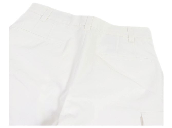Bermuda cargo de algodão Louis Vuitton branco 46 - vista 4