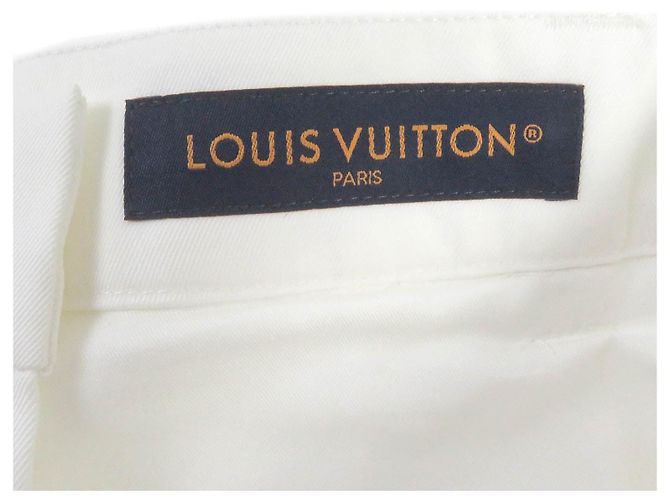 Bermuda cargo de algodão Louis Vuitton branco 46 - vista 7