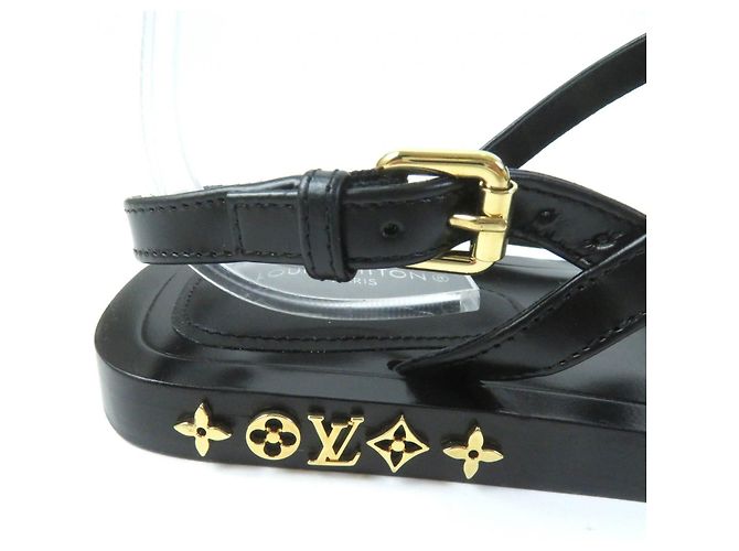 Louis Vuitton Monogram Ankle Strap Flats - view 9